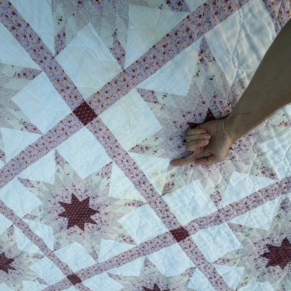 Handmade vintage patchwork